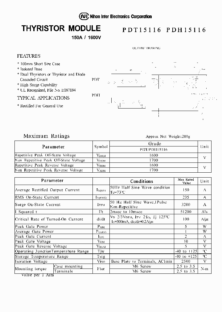 PDT15116_1294784.PDF Datasheet