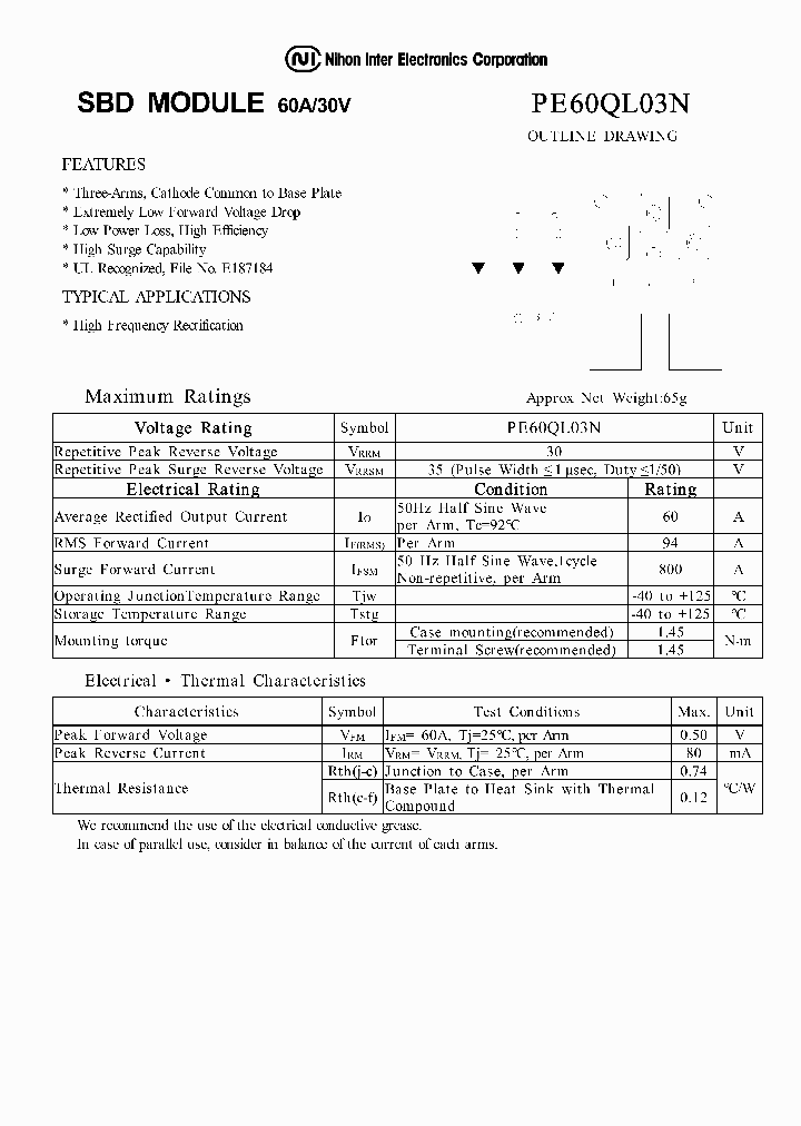 PE60QL03N_1295007.PDF Datasheet