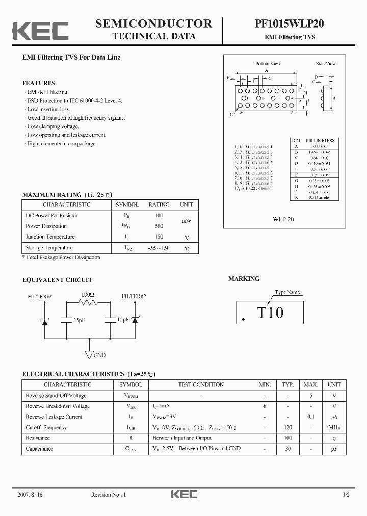PF1015WLP20_1072905.PDF Datasheet
