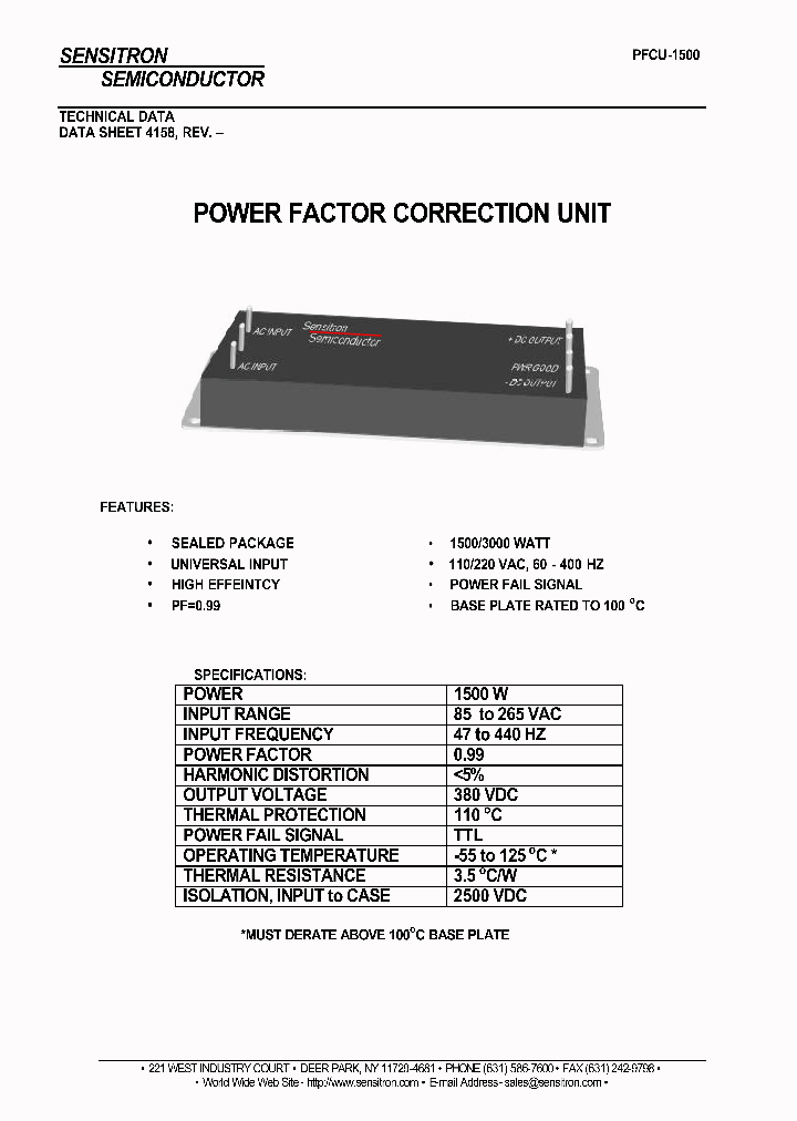 PFCU-1500_1295175.PDF Datasheet