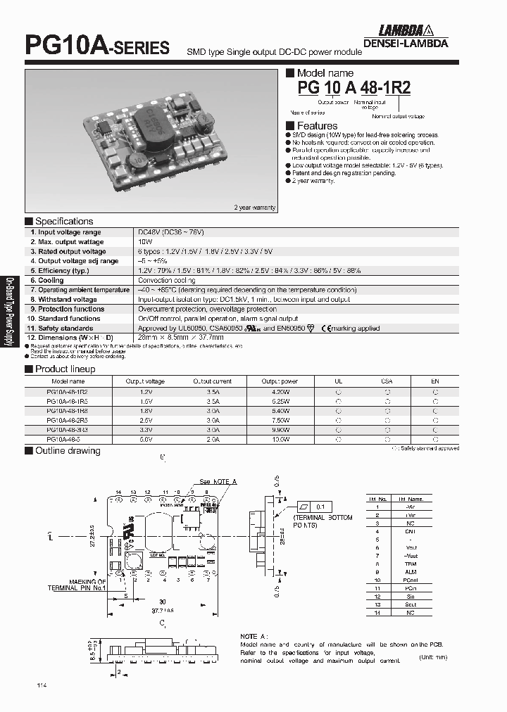 PG10A-48-5_1295207.PDF Datasheet