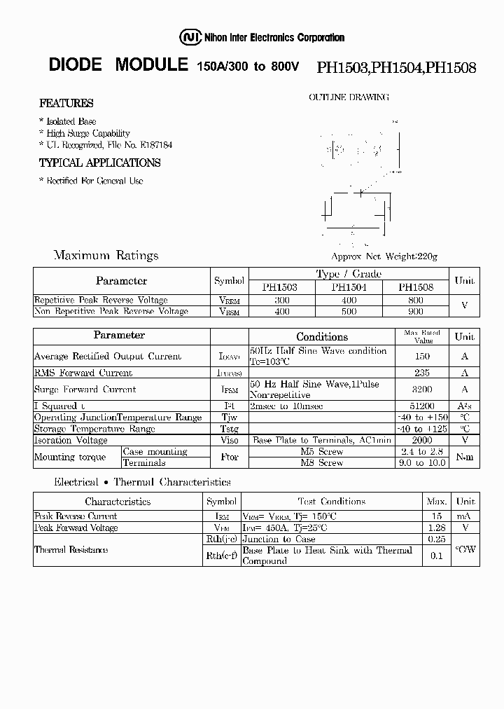 PH1508_889833.PDF Datasheet