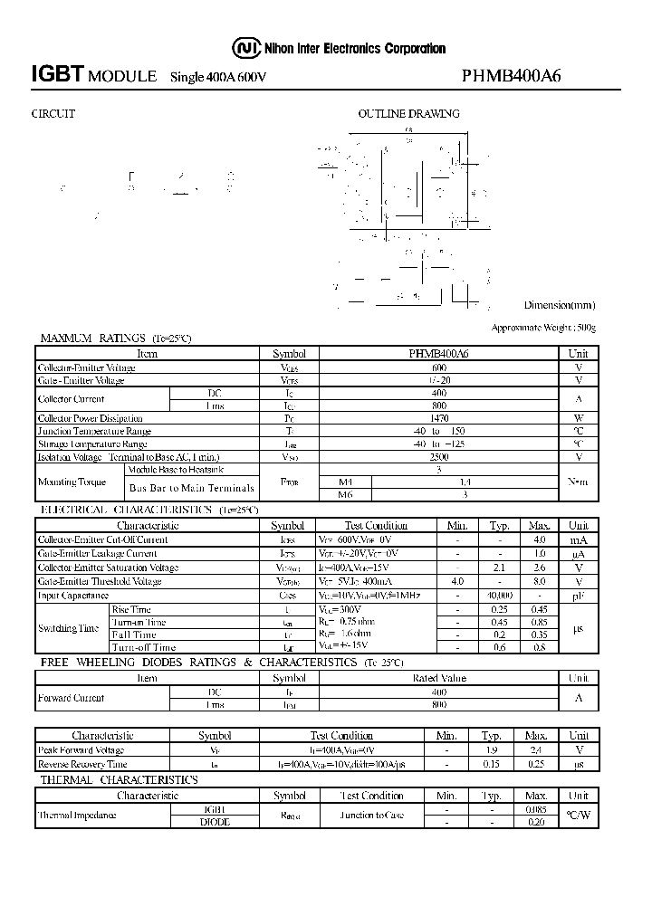 PHMB400A6_1295501.PDF Datasheet