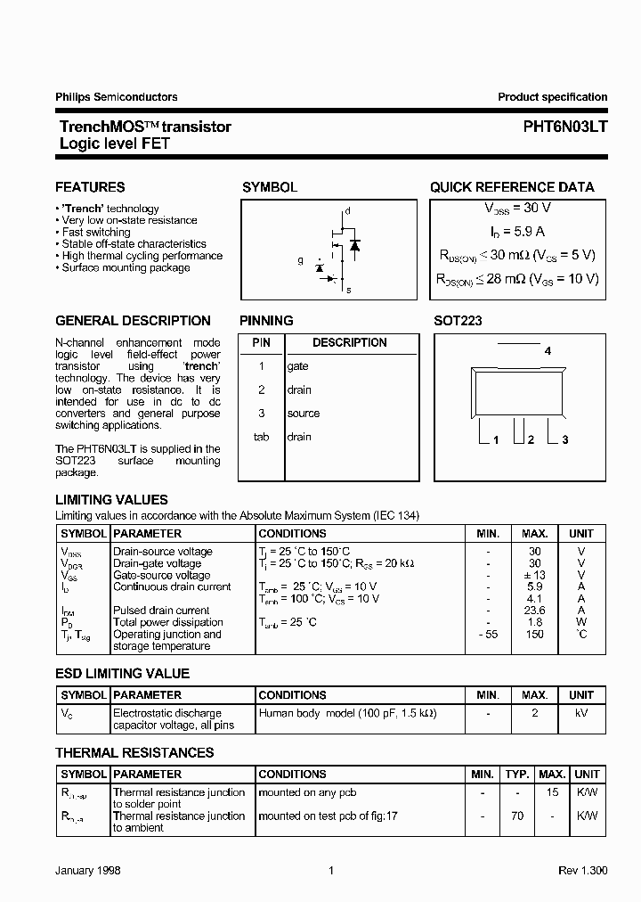 PHT6N03LT_1295651.PDF Datasheet