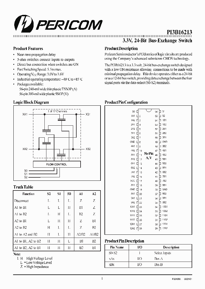 PI3B16213_1167092.PDF Datasheet