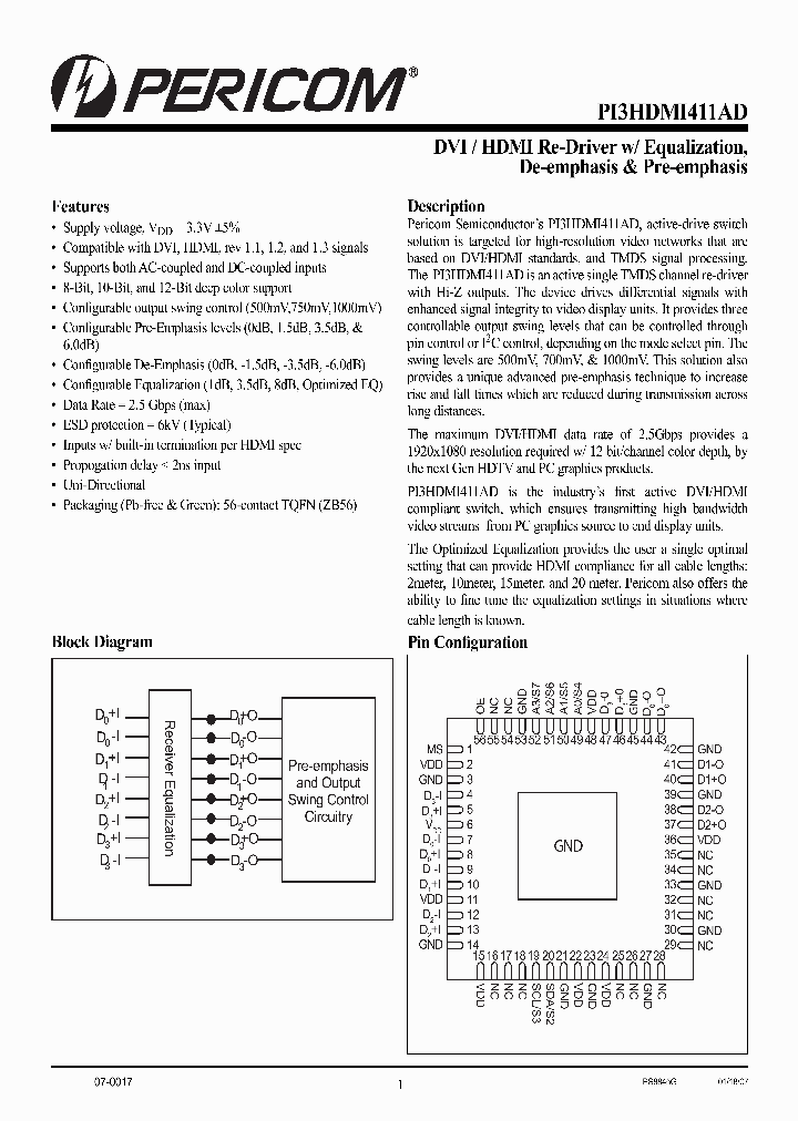 PI3HDMI411AD_1295792.PDF Datasheet