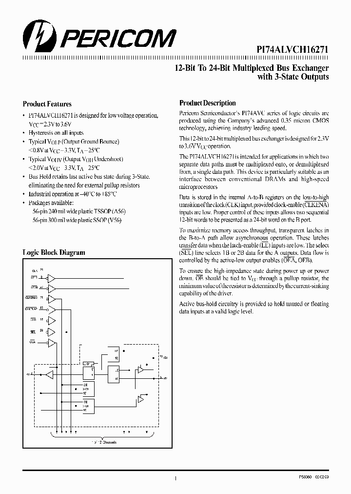 PI74ALVCH16271_1295945.PDF Datasheet