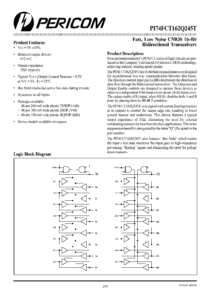 PI74FCT162Q245CT_1076595.PDF Datasheet