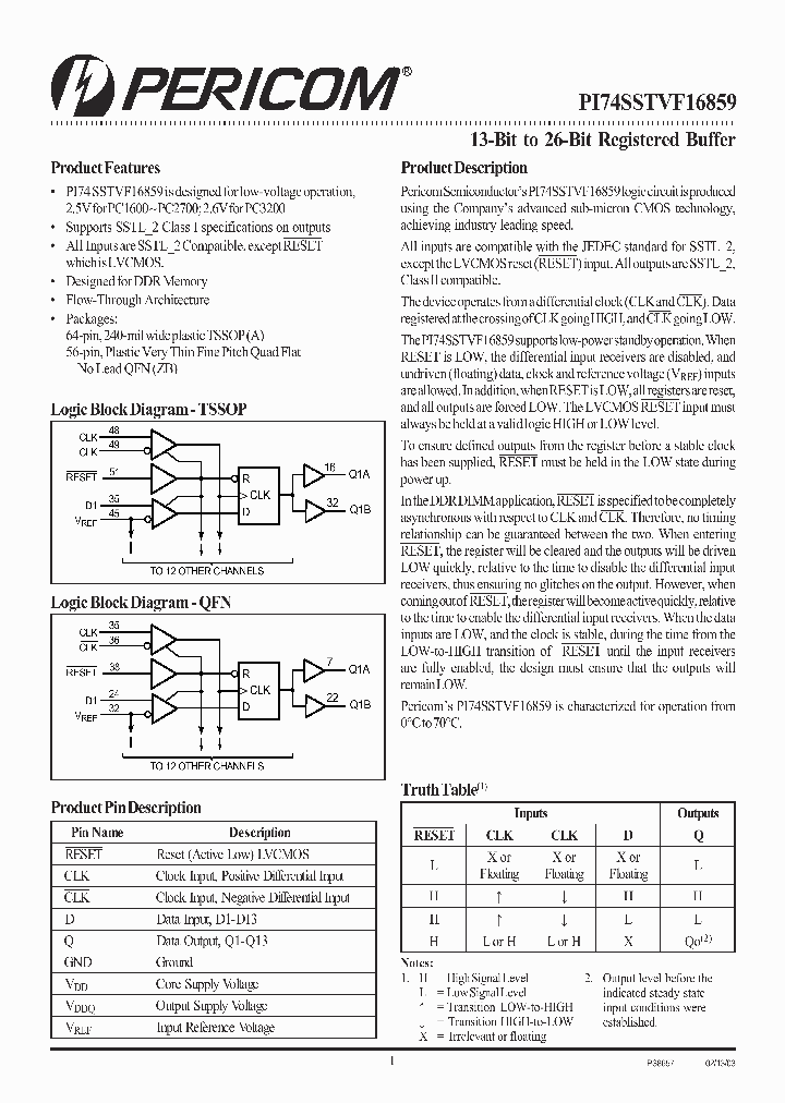 PI74SSTVF16859_1135326.PDF Datasheet