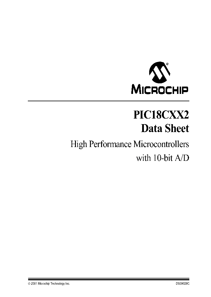 PIC18CXX201_1296179.PDF Datasheet
