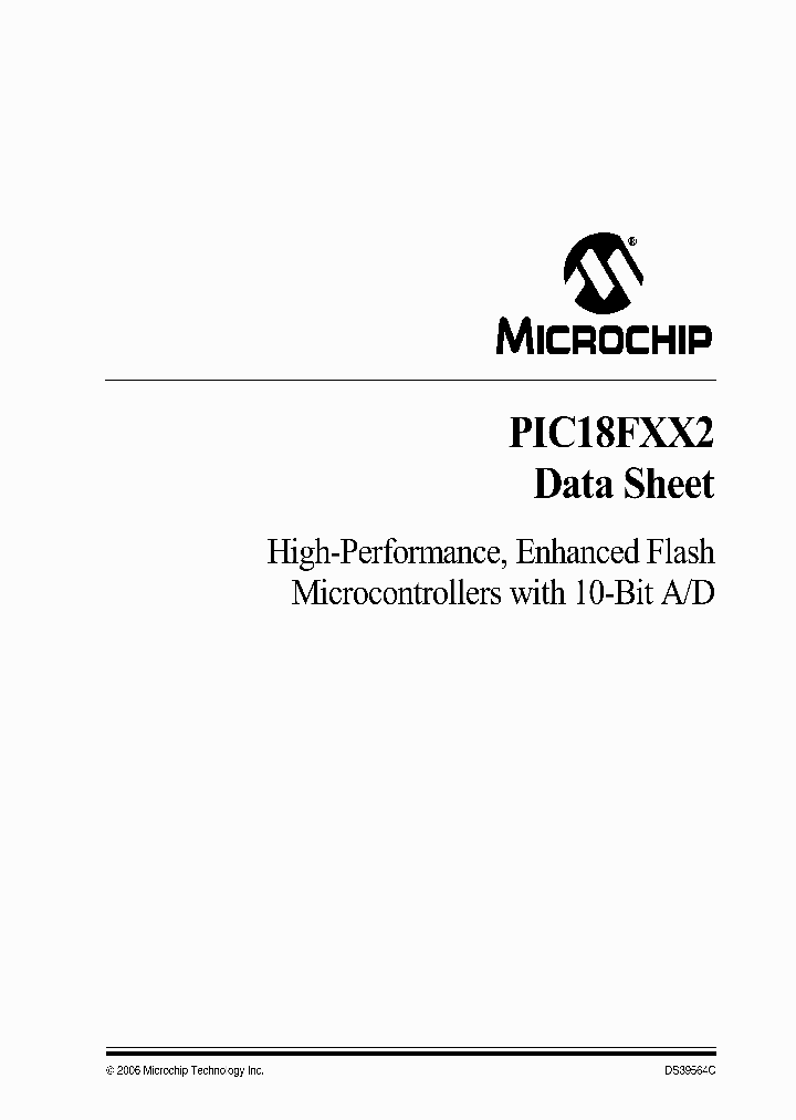 PIC18FXX206_1296209.PDF Datasheet