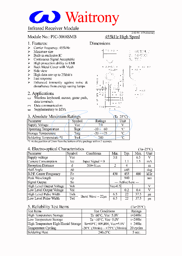 PIC-3068SMB_1296242.PDF Datasheet
