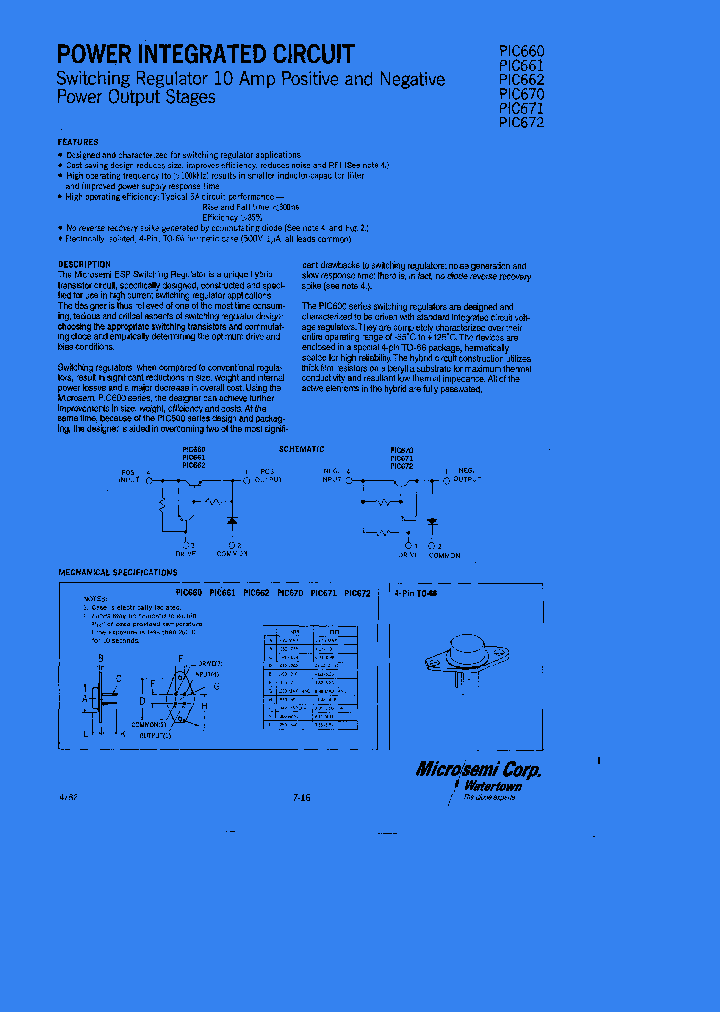 PIC672_1296246.PDF Datasheet