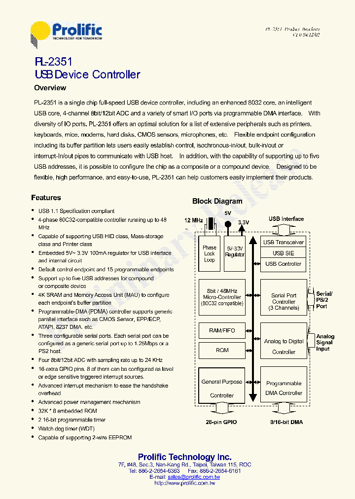 PL-2351_1296382.PDF Datasheet