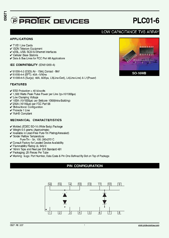 PLC01-607_1296471.PDF Datasheet