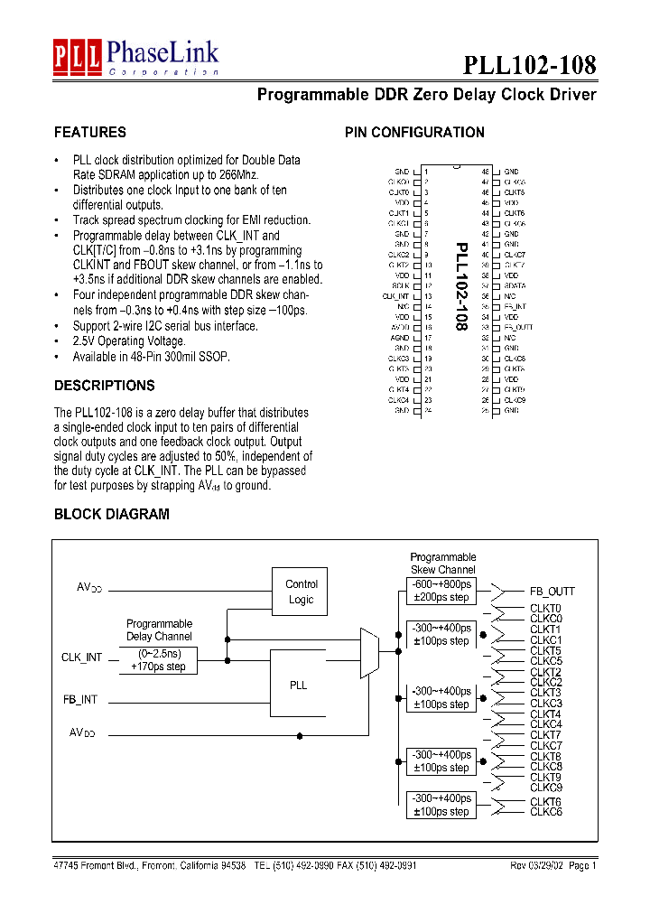 PLL102-108XC_1079429.PDF Datasheet
