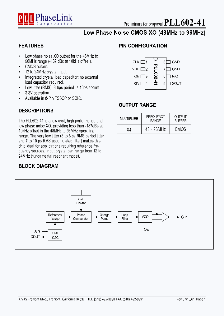 PLL602-41XSM_1296536.PDF Datasheet