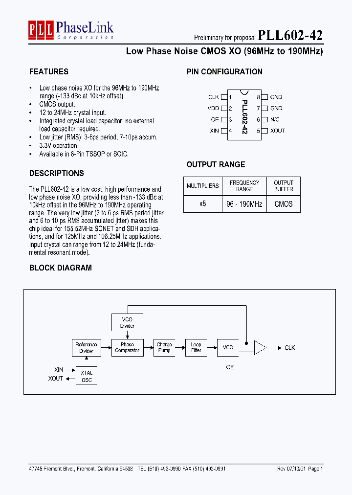 PLL602-42XSM_1296537.PDF Datasheet