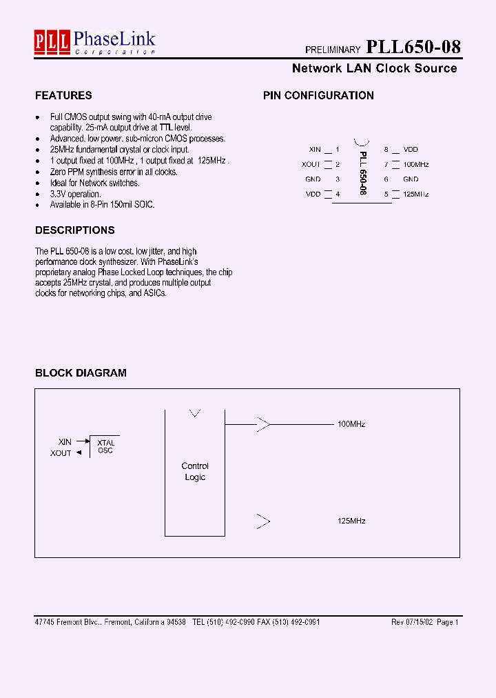 PLL650-08SM_1296544.PDF Datasheet