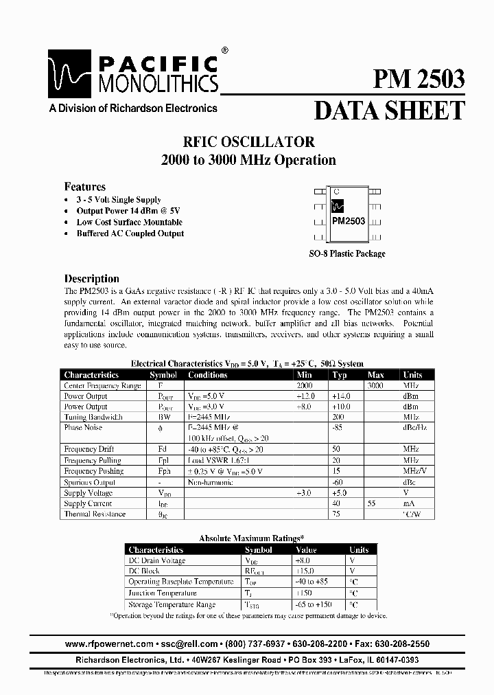 PM2503_1296679.PDF Datasheet