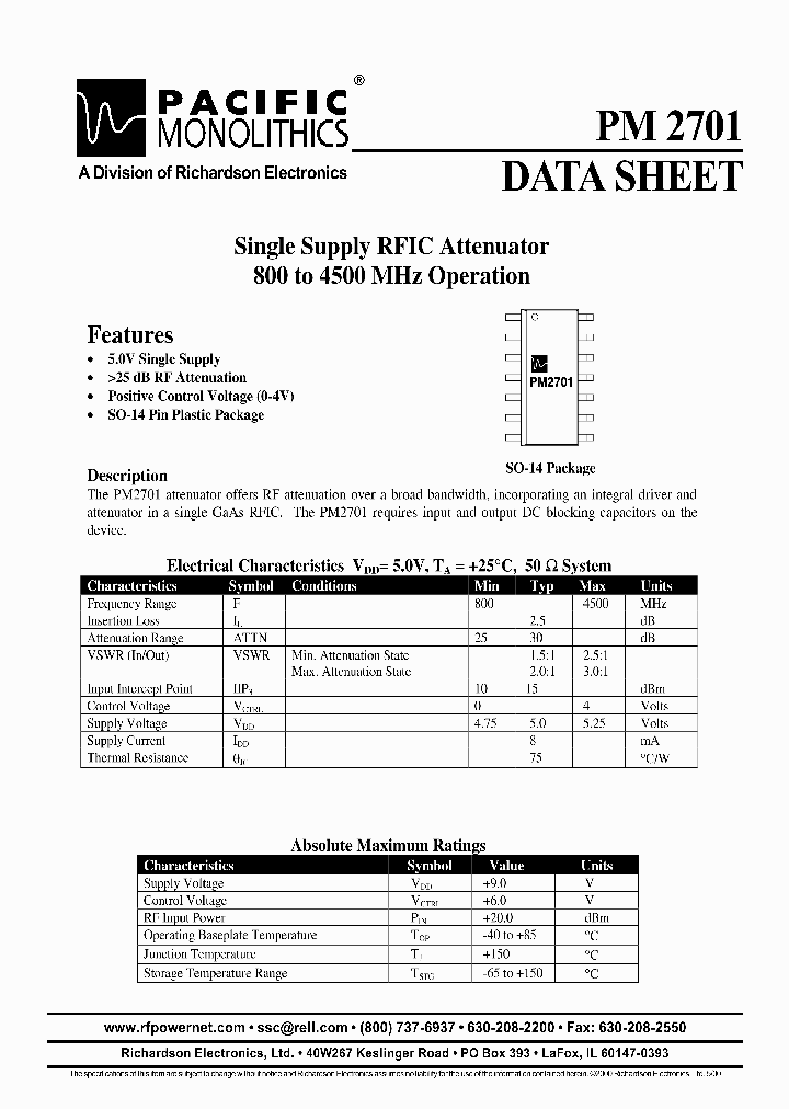 PM2701_1296689.PDF Datasheet