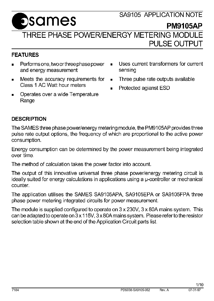 PM9105AP_1182644.PDF Datasheet