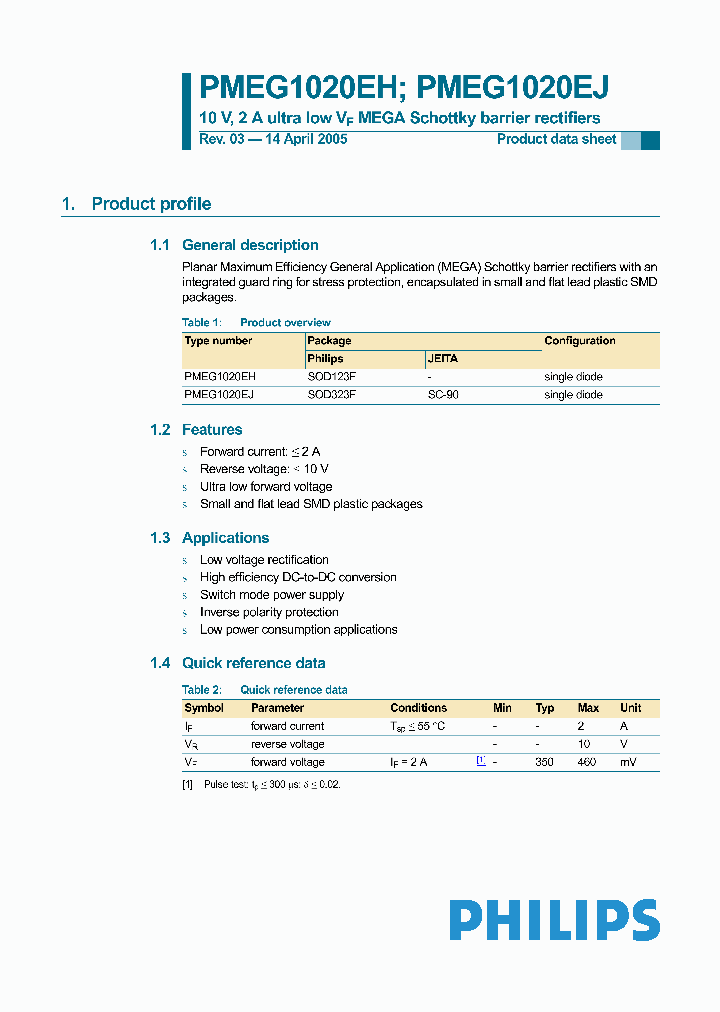 PMEG1020EJ_1296961.PDF Datasheet