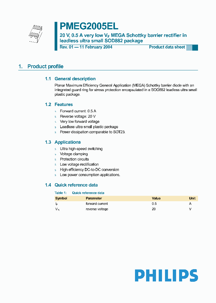 PMEG2005EL_1296966.PDF Datasheet