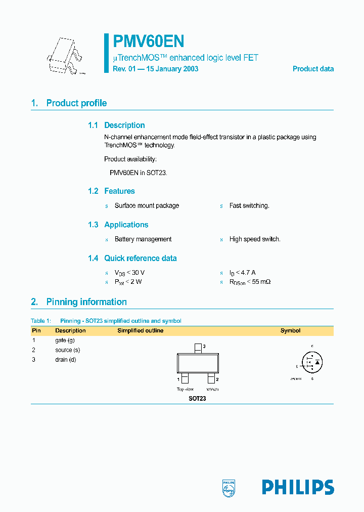 PMV60EN_1297058.PDF Datasheet