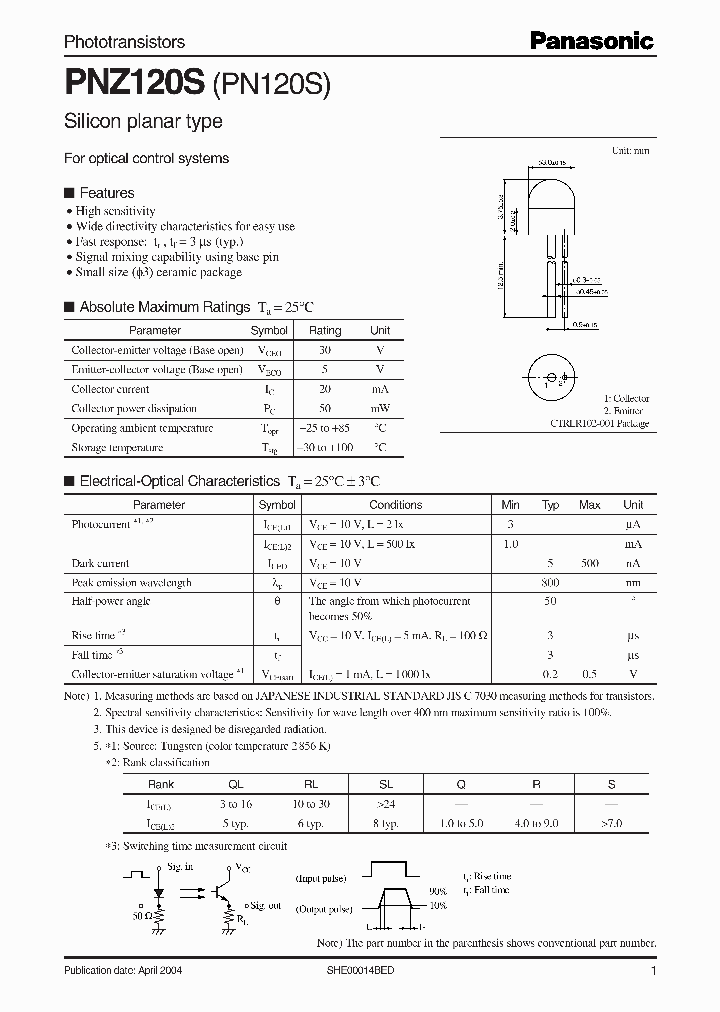 PNZ120S_1297194.PDF Datasheet