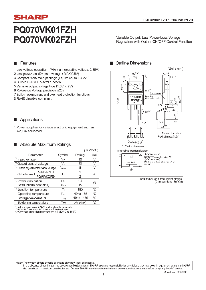 PQ070VK01FZH_1133250.PDF Datasheet