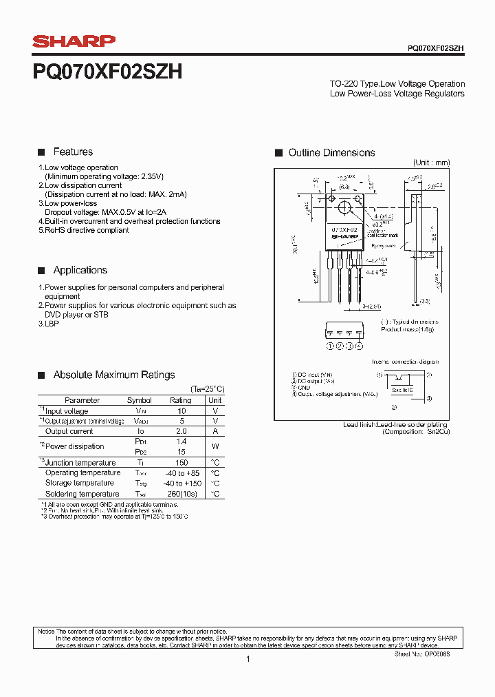 PQ070XF02SZH_1133253.PDF Datasheet