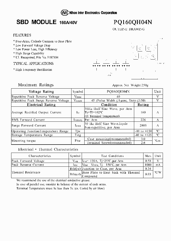 PQ160QH04N_1297319.PDF Datasheet