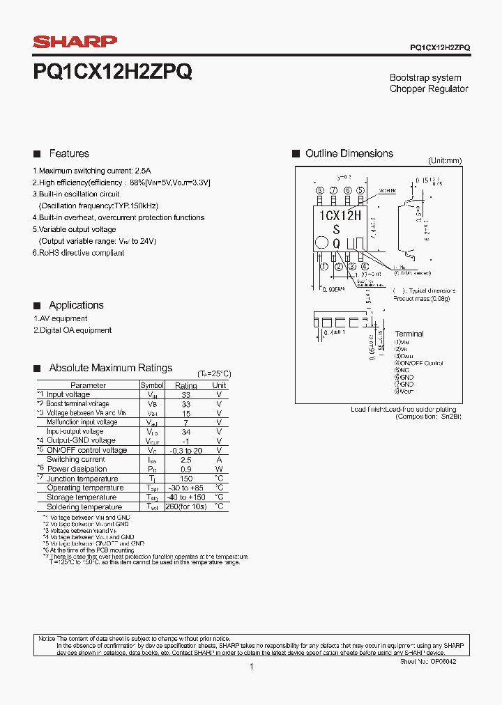 PQ1CX12H2ZPQ_1297327.PDF Datasheet