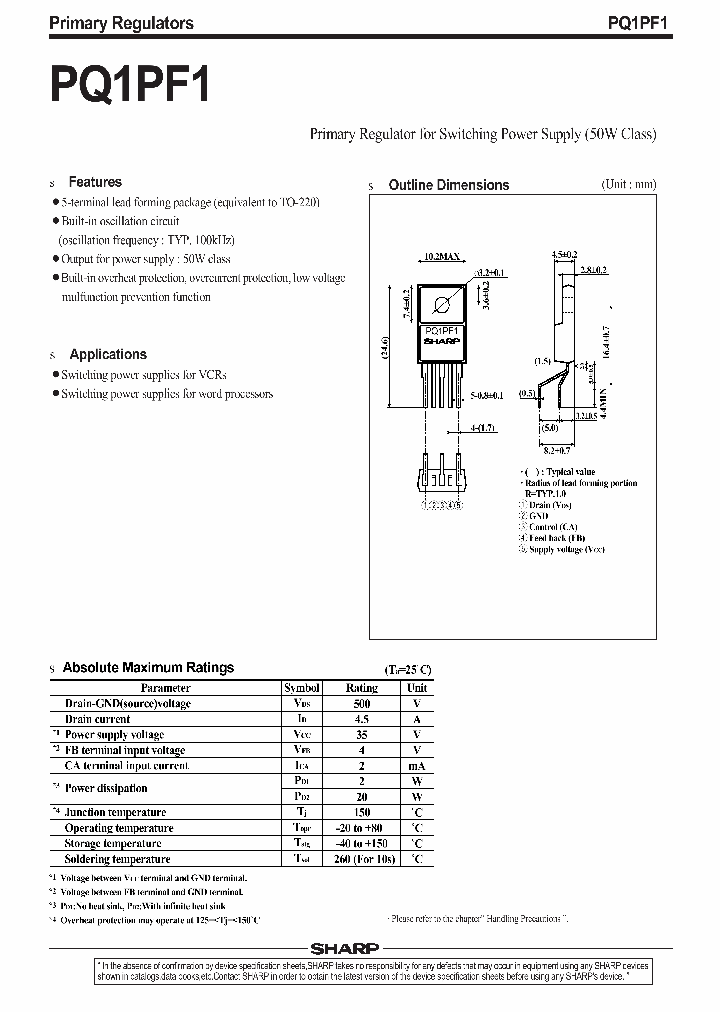 PQ1PF1_1297339.PDF Datasheet