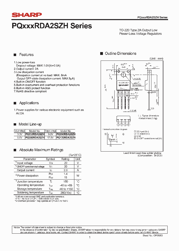 PQXXXRDA2SZH_1297389.PDF Datasheet