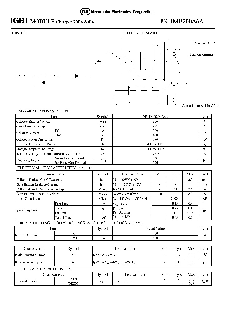 PRHMB200A6A_1297447.PDF Datasheet
