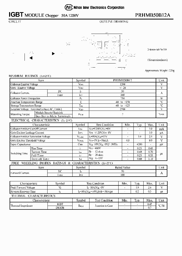 PRHMB50B12A_1297462.PDF Datasheet