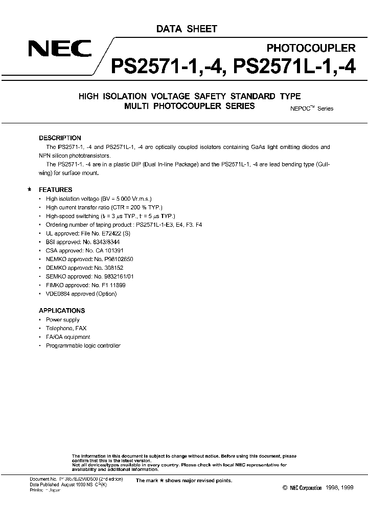 PS2571L-4-V_1297584.PDF Datasheet