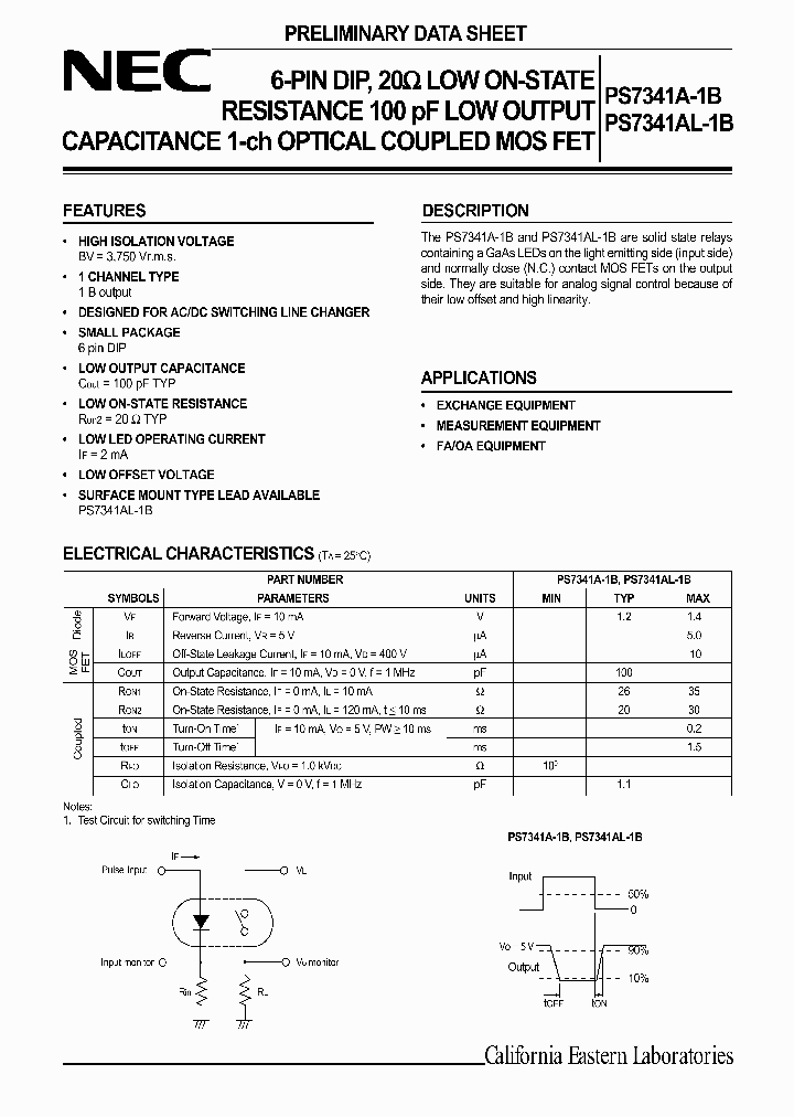 PS7341AL-1B_1297698.PDF Datasheet