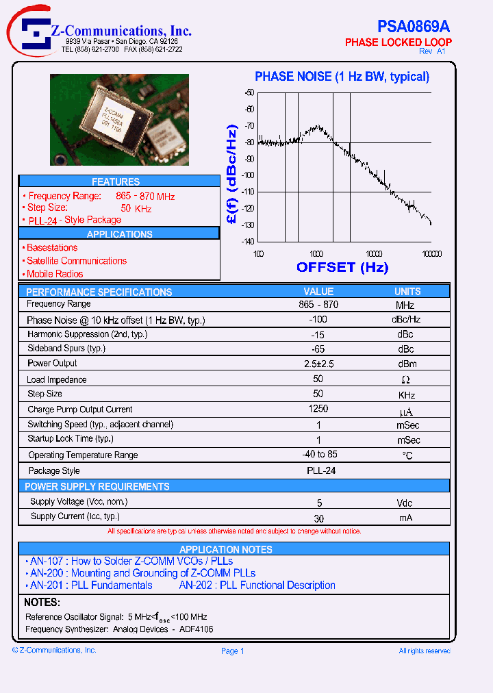 PSA0869A_1297754.PDF Datasheet