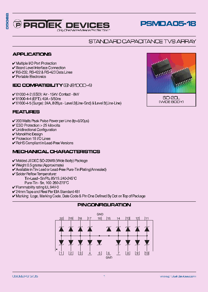 PSMDA05-18_1297835.PDF Datasheet