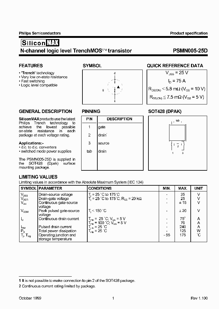 PSMN005-25D_1297852.PDF Datasheet