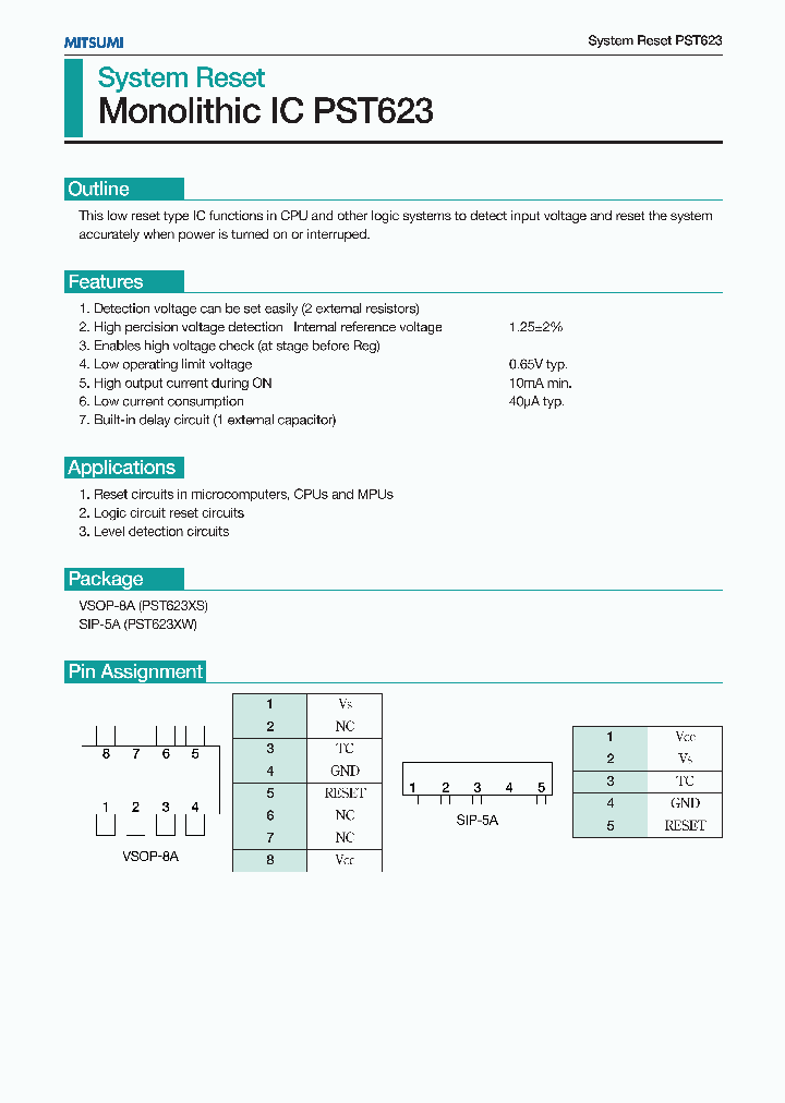 PST623_1297926.PDF Datasheet