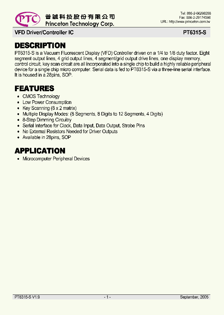 PT6315-S_1030429.PDF Datasheet