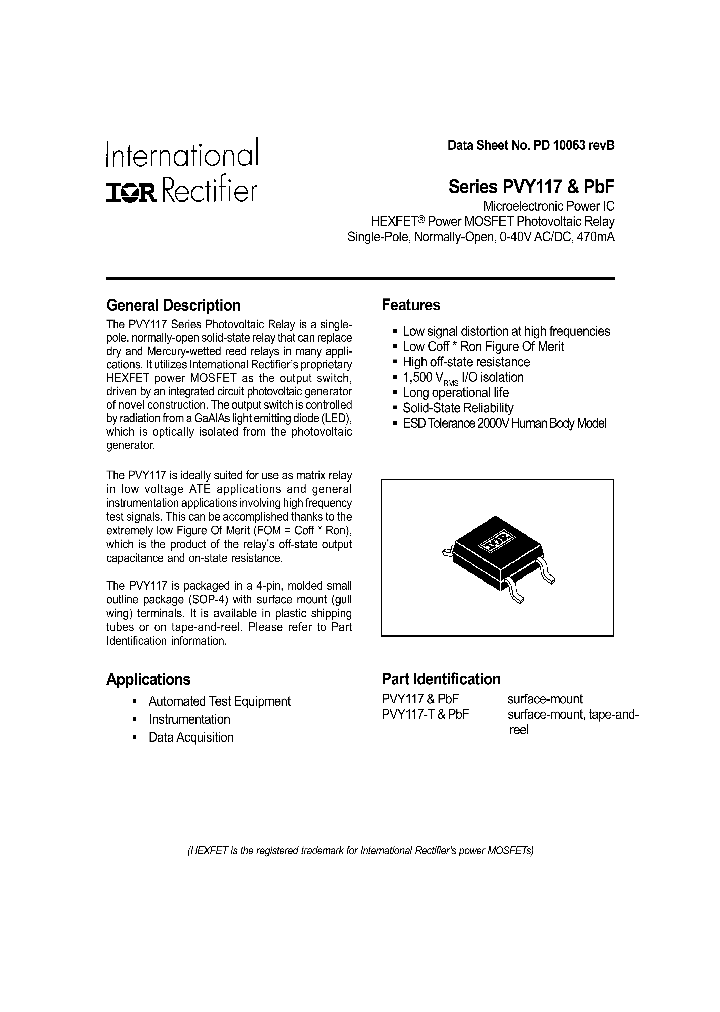 PVY117-T_1107384.PDF Datasheet