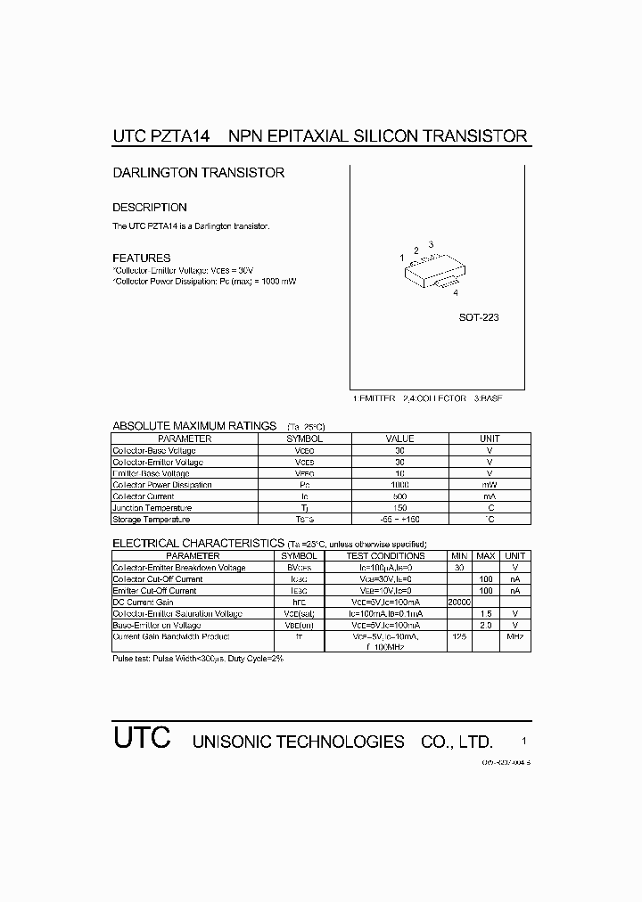 PZTA14_1298611.PDF Datasheet