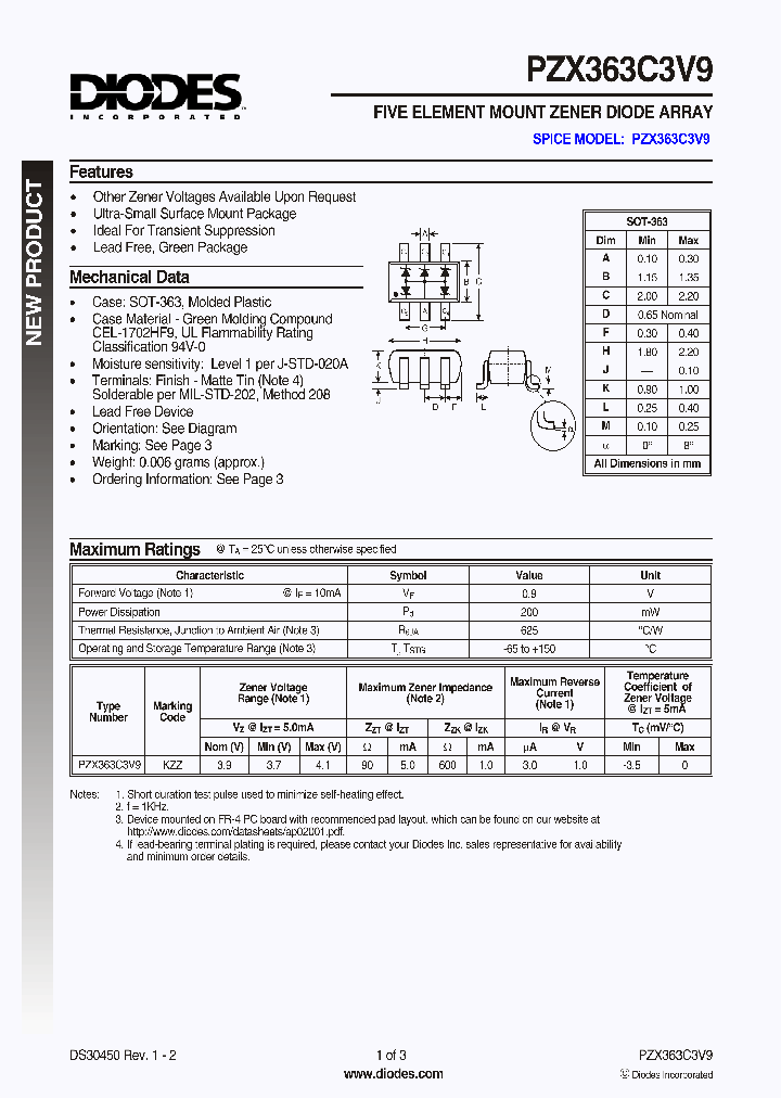 PZX363C3V9-7_1298638.PDF Datasheet