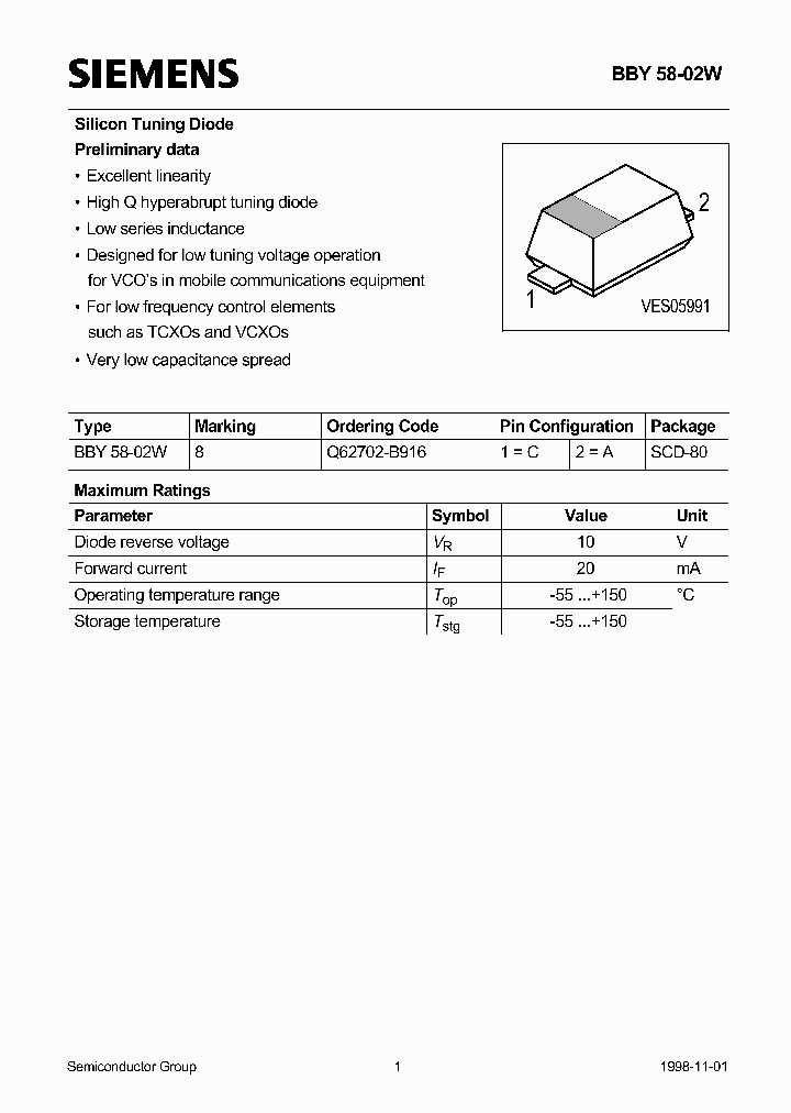 Q62702-B916_1298808.PDF Datasheet