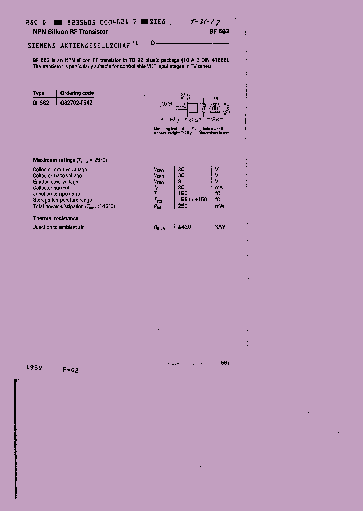 Q62702-F542_1299081.PDF Datasheet